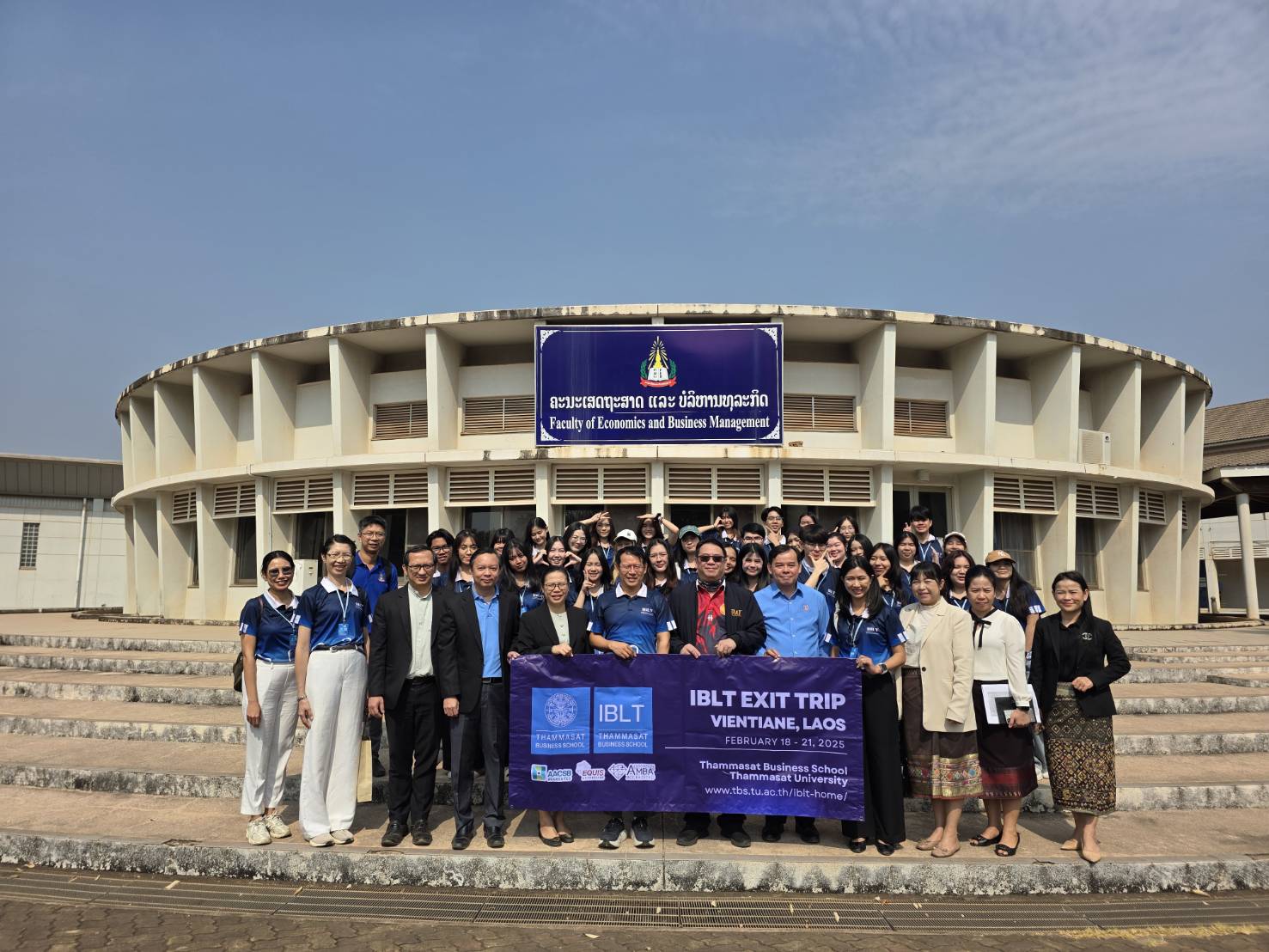 IBLT EXIT TRIP THAMMASAT BUSINESS SCHOOL AT VIENTIANE, LAOS